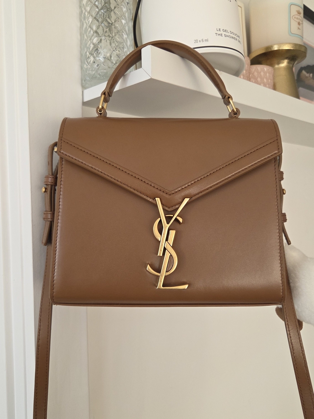 Saint Laurent Cassandra Leather Top-Handle  - Classic YSL